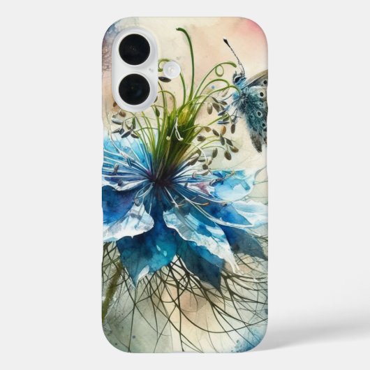 ヤグルマギクのiPhone 16ケース Case-Mate iPhoneケース (裏面)