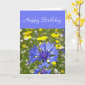 ヤグルマギクカード カード (黄色い花)