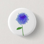 ヤグルマギク 缶バッジ (正面)