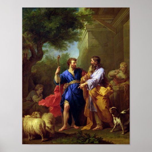 ヤコブとラバン，1737年以前 ポスター (正面)