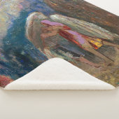 ヤコブと天使 | Odilon Redon | シェルパブランケット (3/4)