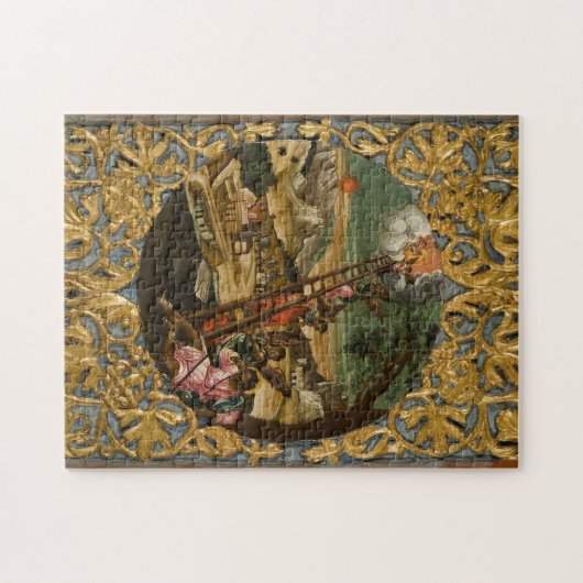 ヤコブのハシゴ正教会のキリスト教のアイコン ジグソーパズル (横)