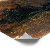 ヤコブの井戸にいるイエスとサマリア人の女 ポスター (角)