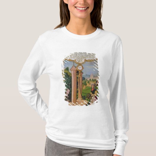 ヤコブの井戸のSamariaからのキリストそして女性 Tシャツ (正面)