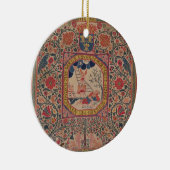 ヤコブの夢、アルザスを描写するHandknittedカーペット セラミックオーナメント (右)