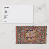 ヤコブの夢、アルザスを描写するHandknittedカーペット 名刺 (正面/裏面)