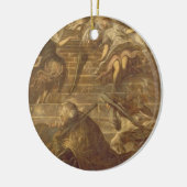 ヤコブの梯子(キャンバスの油) セラミックオーナメント (左)