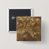 ヤコブの梯子(キャンバスの油) 缶バッジ (正面&裏面)