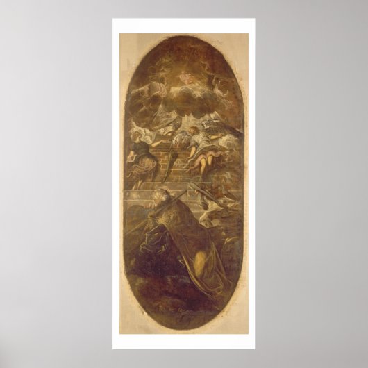 ヤコブの梯子(キャンバス上の油) ポスター (正面)