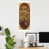 ヤコブの梯子(キャンバス上の油) ポスター (ホームオフィス)