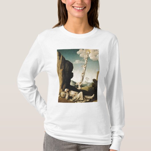 ヤコブの梯子、c.1490 tシャツ (正面)