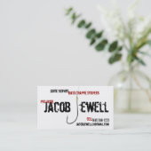 ヤコブの魚釣りガイドサービス 名刺 (スタンド正面)