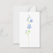 ヤコブはしご水彩花 ノートカード (正面)