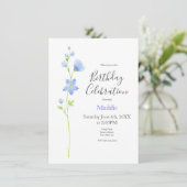 ヤコブはしご水彩花 招待状 (スタンド正面)