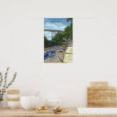 ヤコブはしごNYセントラルRRブリッジ ポスター (キッチン)