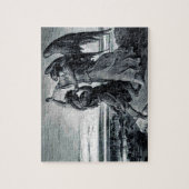 ヤコブは天使と格闘する(ゲン32:24-32) ジグソーパズル (縦)