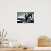 ヤコブは天使と格闘する(ゲン32:24-32) ポスター (キッチン)