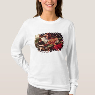 ヤコブを賛美しているアイザック Tシャツ