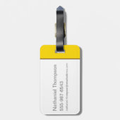 ヤコブコワルスキーキャラクター図 ラゲッジタグ (裏面縦)