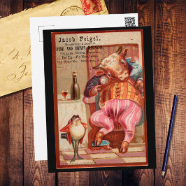 ヤコブフェイゲルハーネス広告ヴィンテージ ポストカード