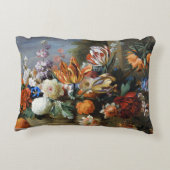 ヤコブボグダニチューリップ牡丹とその他の花 アクセントクッション (裏面)