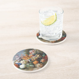 ヤコブボグダニチューリップ牡丹とその他の花 コースター