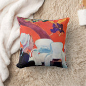 ヤコブレスリングと天使ゴーギャン クッション (ブランケット)