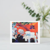 ヤコブレスリングと天使ゴーギャン ポストカード (スタンド正面)