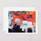 ヤコブレスリングと天使ゴーギャン ポストカード (正面/裏面)