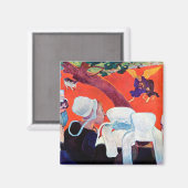 ヤコブレスリングと天使ゴーギャン マグネット (正面/裏面)