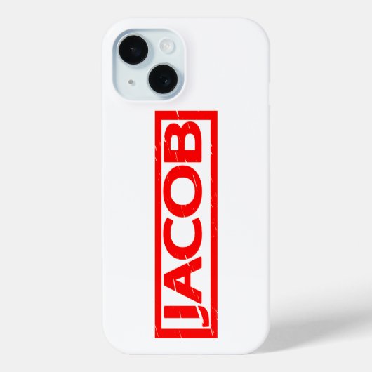 ヤコブ切手 Case-Mate iPhoneケース (裏面)
