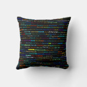 ヤコブ文字デザインI装飾用クッション クッション (裏面)