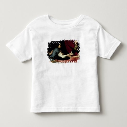 ヤコブ1637年を賛美しているアイザック トドラーTシャツ (正面)