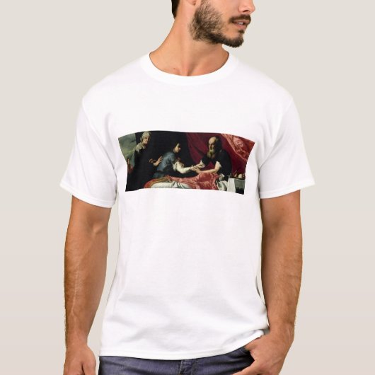 ヤコブ1637年を賛美しているアイザック Tシャツ (正面)