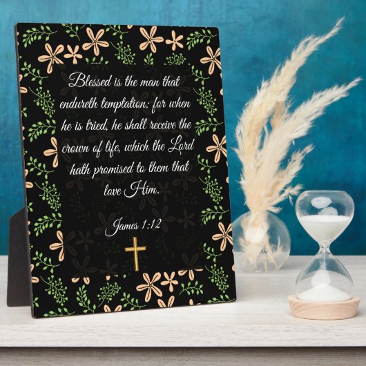 ヤコブ1:12 フォトプラーク (側面)