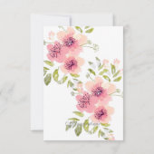 ヤコブ1:17聖書の聖句のフローラカードについて 招待状 (裏面)