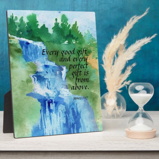 ヤコブ1:17 フォトプラーク (側面)