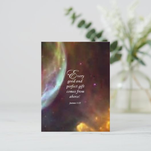 ヤコブ1:17 ポストカード (スタンド正面)