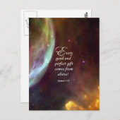 ヤコブ1:17 ポストカード (正面/裏面)