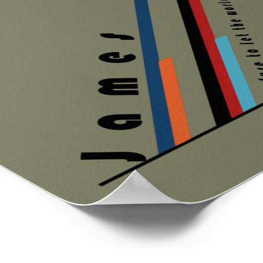 ヤコブ1:29世があなたを堕落させるのを拒む ポスター (角)