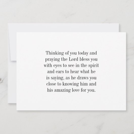 ヤコブ1:5あなたもしの誰もが知恵の聖書のカードを欠いている (裏面)