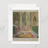 ヤコブ2世の王の戴冠式（1633年～1701年） ポストカード (正面/裏面)