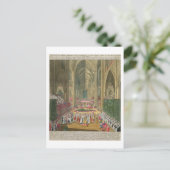 ヤコブ2世の王の戴冠式（1633年～1701年） ポストカード (スタンド正面)