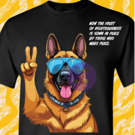 ヤコブ3:18聖書の聖なる書物、 経典 – クリスチャン Tシャツ