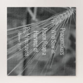 ヤコブ3:18聖書の聖句の厳しさの収穫 ジグソーパズル (横)