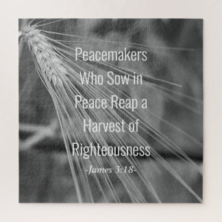 ヤコブ3:18聖書の聖句の厳しさの収穫 ジグソーパズル