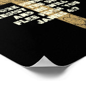 ヤコブ47神に服従し、悪魔の聖書のバージョンに抵抗する ポスター (角)