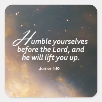 ヤコブ4:10 スクエアシール