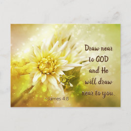 ヤコブ4:8神に近づきなさい。神は近づきなさい ポストカード