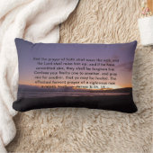 ヤコブ5:15- 16 ランバークッション (ブランケット)